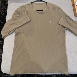 All Saints waffle knit long sleeve